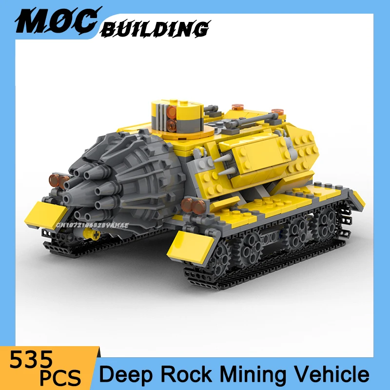 MOC Building Blocks Space Series Cave Rock Mining Vehicle Model DIY Assembly Bricks Creative Tank Chariot Car Toys Xmas Gifts
MOC Building Blocks Space Series Cave Rock Mining Vehicle Model DIY Assembly Bricks Creative Tank Chariot Car Toys Xmas Gifts