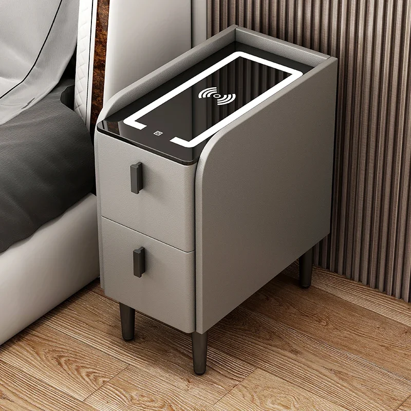 Smart Bedside Table Multifunctional Storage Modern Wireless Charging Bedside Table Night Cabinet Mesa De Noche Bedroom Furniture
Smart Bedside Table Multifunctional Storage Modern Wireless Charging Bedside Table Night Cabinet Mesa De Noche Bedroom Furniture