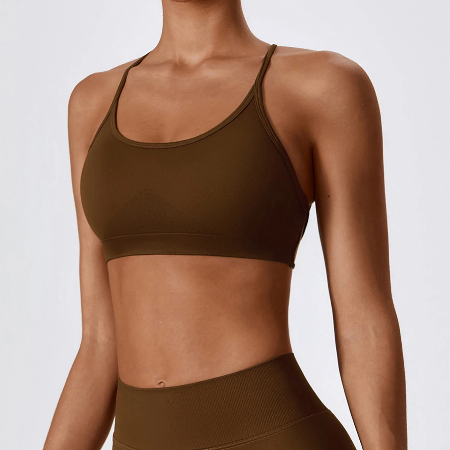 Женский бесшовный спортивный бюстгальтер для йоги, топ для фитнеса, тренажерного зала, активная одежда, нижнее белье с перекрестной спинкой, пуш-ап для тренировок, бега
Женский бесшовный спортивный бюстгальтер для йоги, топ для фитнеса, тренажерного зала, активная одежда, нижнее белье с перекрестной спинкой, пуш-ап для тренировок, бега