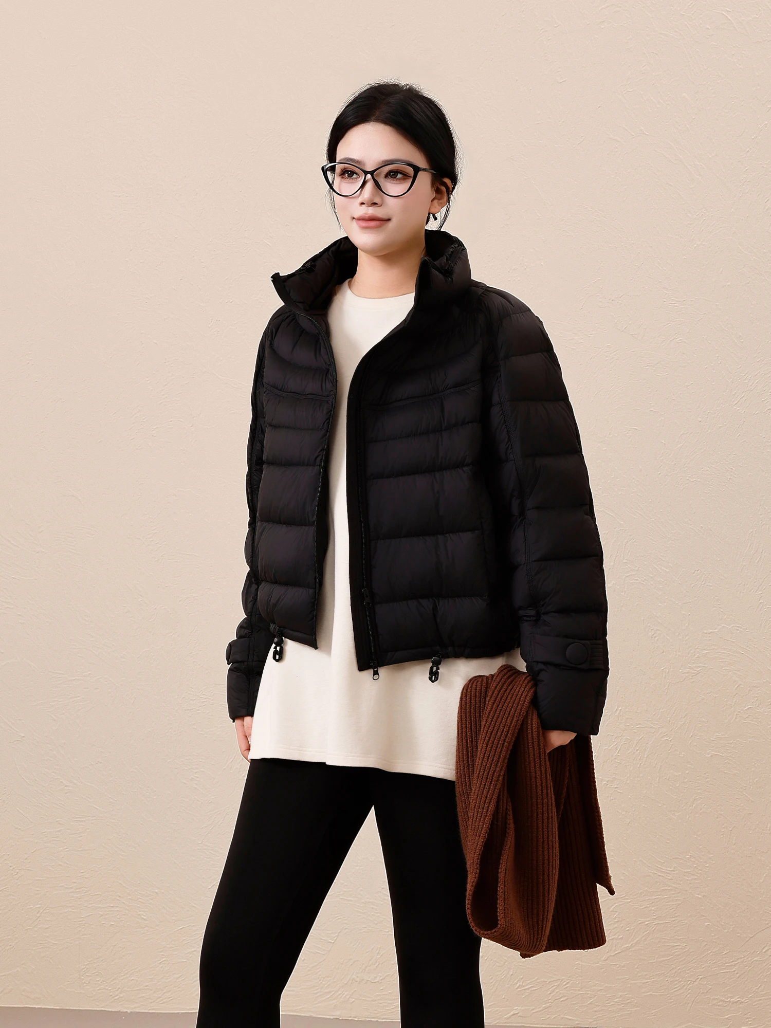Slim Fit ort Lightweight Stand Collar Women's down Jaet Egg Sister View plus Size Winter Coat Bone Inlay Faionable
Slim Fit ort Lightweight Stand Collar Women's down Jaet Egg Sister View plus Size Winter Coat Bone Inlay Faionable