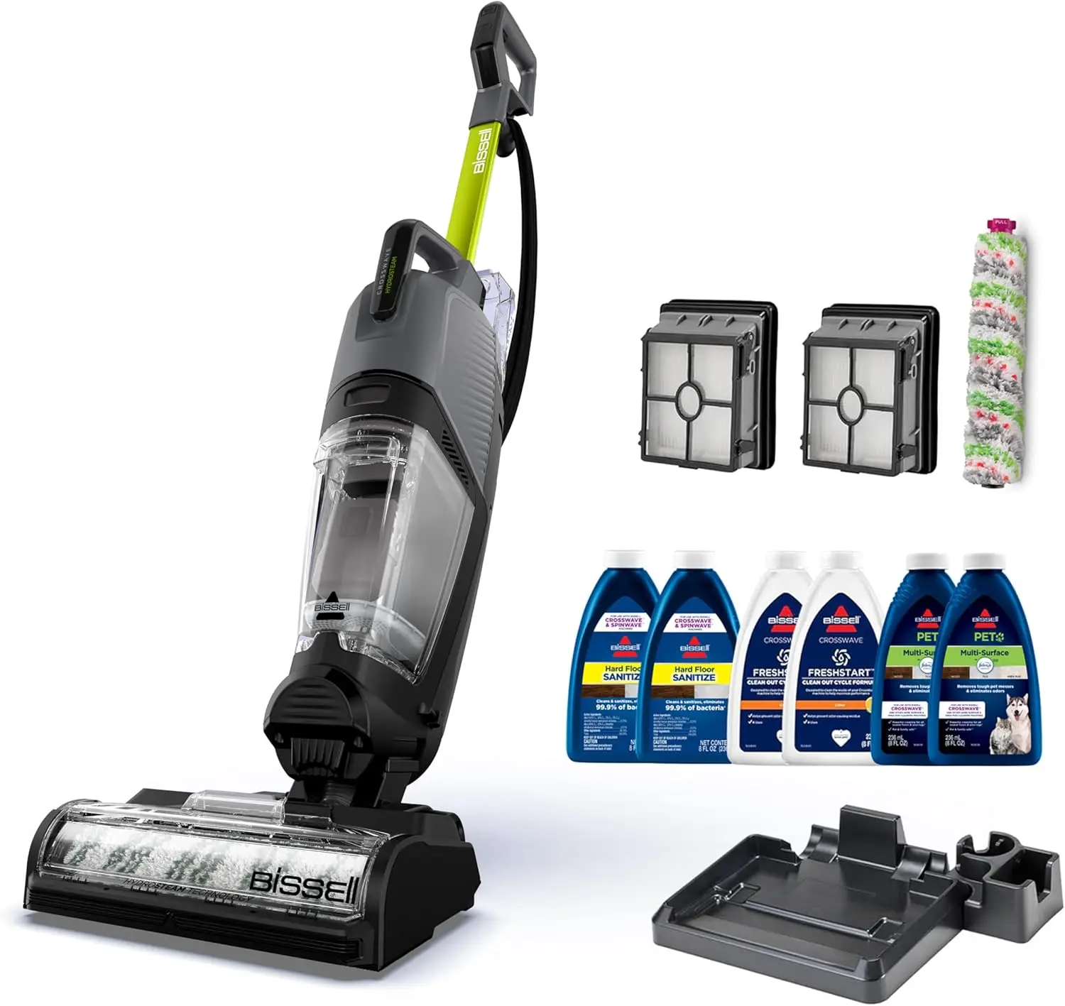 CrossWave HydroSteam Deluxe Steam Mop, 3-in-1 Wet Dry Vacuum Mop with Steam Function, Hard Floor Cleaner Machine with Sanitize
CrossWave HydroSteam Deluxe Steam Mop, 3-in-1 Wet Dry Vacuum Mop with Steam Function, Hard Floor Cleaner Machine with Sanitize