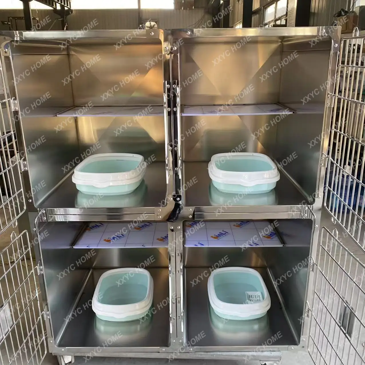 LStainless steel pet inpatient cage Animal hospital Constant temperature oxygen warehouse Dog cage Veterinary injection cage
LStainless steel pet inpatient cage Animal hospital Constant temperature oxygen warehouse Dog cage Veterinary injection cage