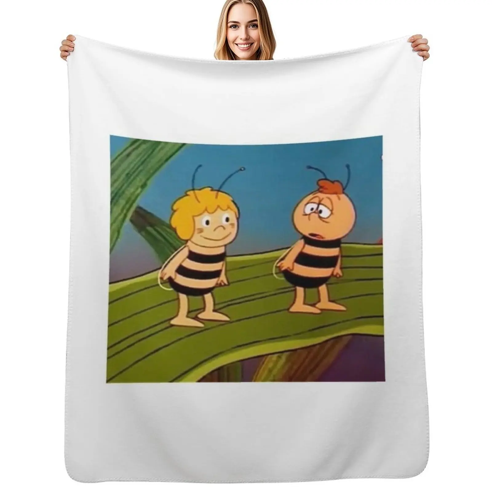 Maya the bee Throw Blanket for sofa Warm cosplay anime Travel Blankets
Maya the bee Throw Blanket for sofa Warm cosplay anime Travel Blankets