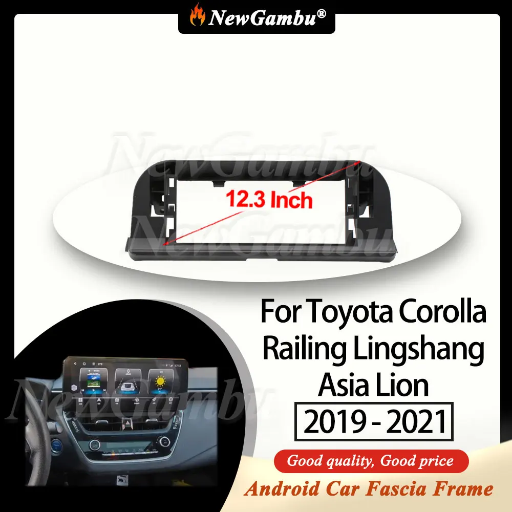 NewGambu 12,3 дюйма Автомобильная панель для Toyota Corolla перила Lingshang Asia Lion 2019 - 2021 рамка без кабеля облицовка рамки панели приборной панели
NewGambu 12,3 дюйма Автомобильная панель для Toyota Corolla перила Lingshang Asia Lion 2019 - 2021 рамка без кабеля облицовка рамки панели приборной панели
