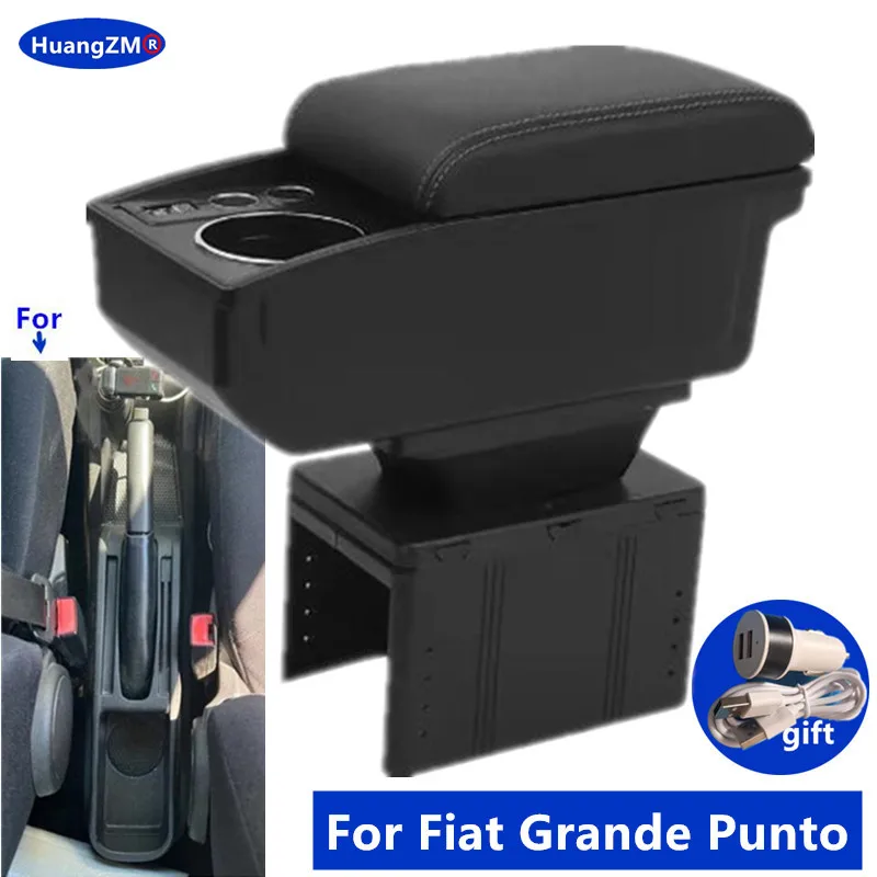 For Fiat Grande Punto Armrest Box for Fiat Punto Car Armrest Box Central Storage Box cup holder Retrofit Car Accessories
For Fiat Grande Punto Armrest Box for Fiat Punto Car Armrest Box Central Storage Box cup holder Retrofit Car Accessories