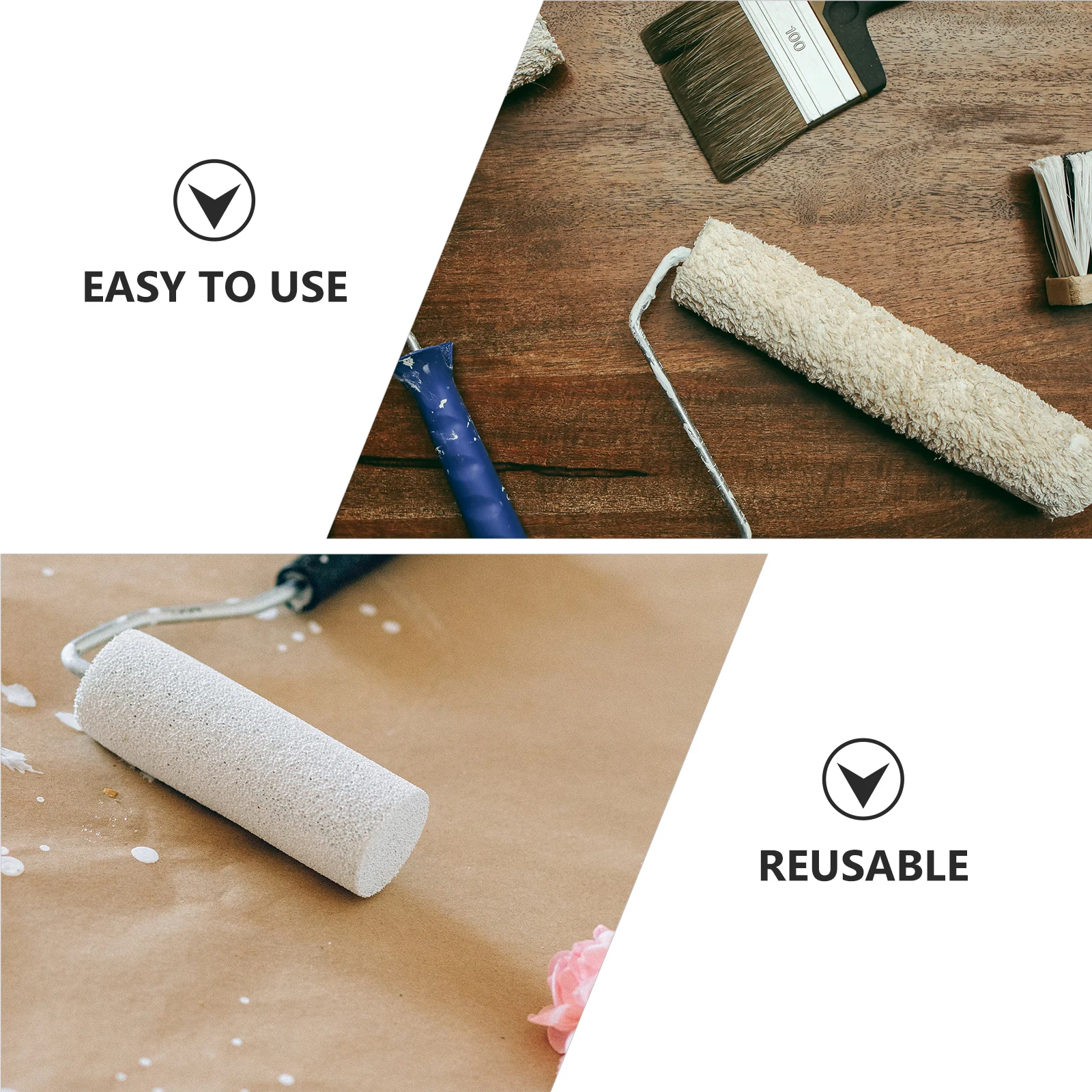 4 Inch Wall Paint Roller Brush Set Reusable Paint Roller Cover For Home Office Room Smooth Finish Easy Clean Shed Resistant
4 Inch Wall Paint Roller Brush Set Reusable Paint Roller Cover For Home Office Room Smooth Finish Easy Clean Shed Resistant