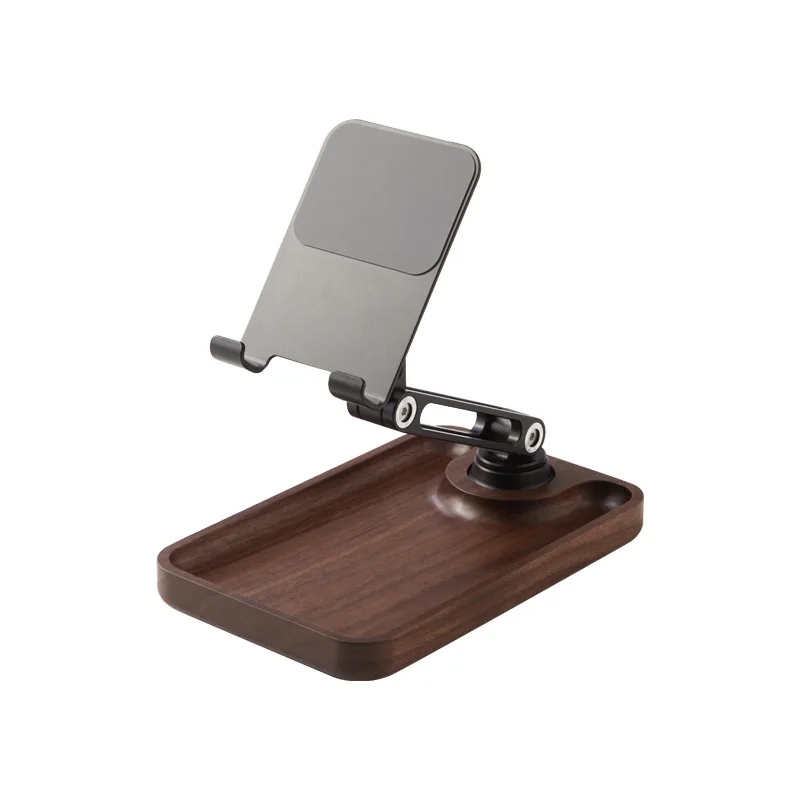 Desktop 360 ° Rotation Ipa Pie Stand Wooden Folding Tablet Phone Stand Black Walnut Solid Wood Phone Stand
Desktop 360 ° Rotation Ipa Pie Stand Wooden Folding Tablet Phone Stand Black Walnut Solid Wood Phone Stand