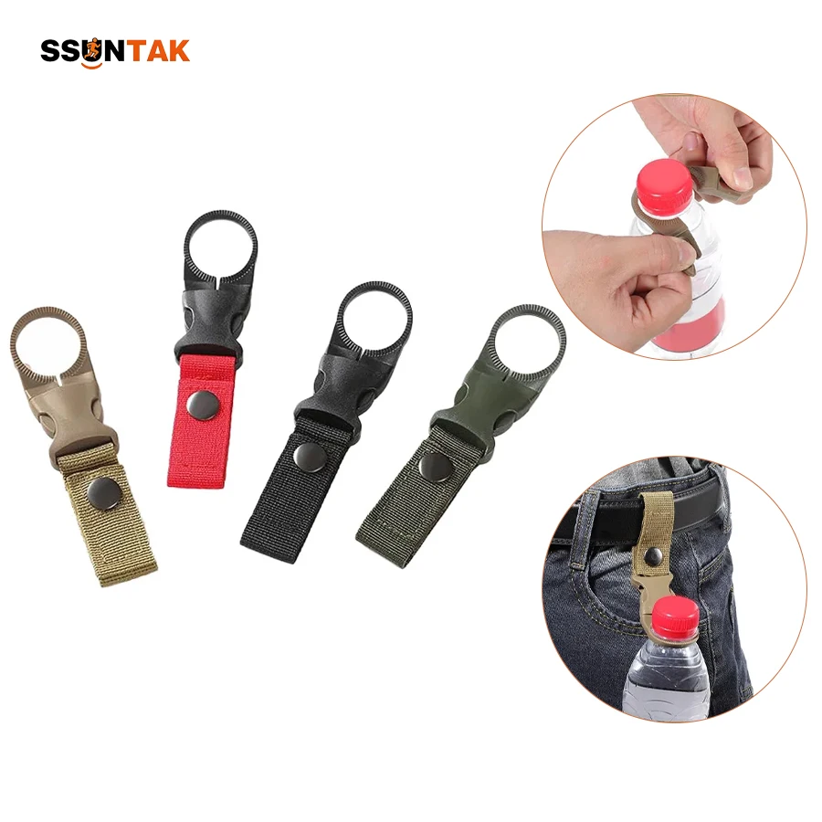 SSUNTAK Tactical Water Bottle Holder Clip Nylon Webbing Hook for Hiking Camping Portable Quick-Release Buckle for Belt/Backpack
SSUNTAK Tactical Water Bottle Holder Clip Nylon Webbing Hook for Hiking Camping Portable Quick-Release Buckle for Belt/Backpack