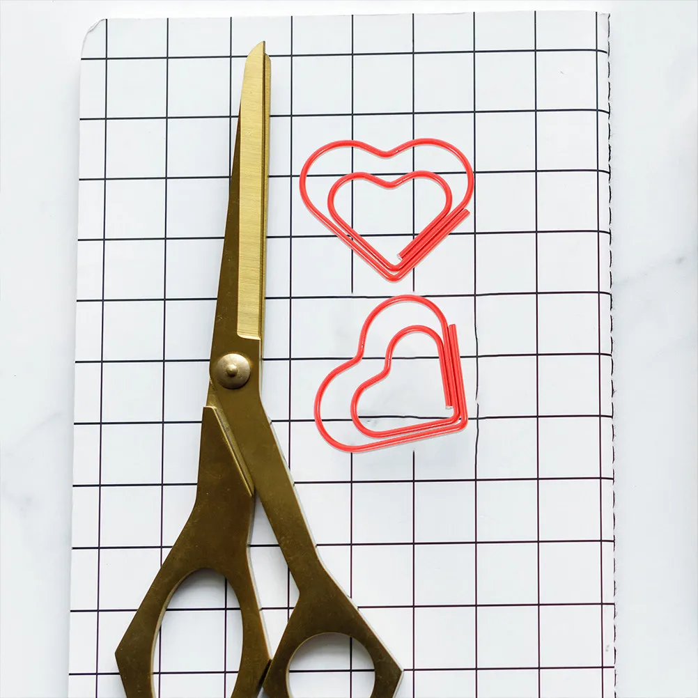 80Pcs Heart Shaped Paper Clips Small Cute Paperclip Bookmark Decorative Clips for Planner Notes Office Supplies Fun Paperclips
80Pcs Heart Shaped Paper Clips Small Cute Paperclip Bookmark Decorative Clips for Planner Notes Office Supplies Fun Paperclips