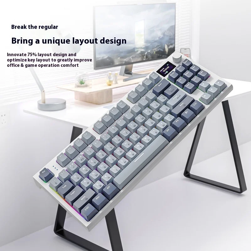 Attack Shark K86 Rgb Three-Mode Mechanical Keyboard Wireless Bluetooth Hot Plug Russian Language Mechanical Keyboard Gift
Attack Shark K86 Rgb Three-Mode Mechanical Keyboard Wireless Bluetooth Hot Plug Russian Language Mechanical Keyboard Gift
