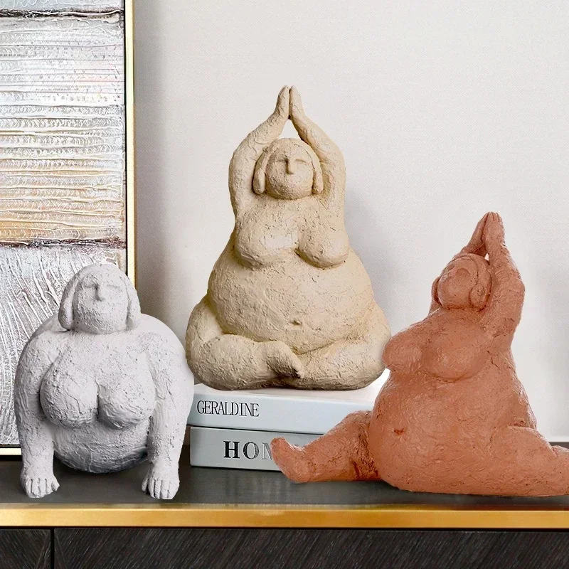 Фигурки Fat Lady, статуэтка для йоги, Статуэтка из смолы, украшения для дома, гостиной, спальни, домашние украшения из смолы
Фигурки Fat Lady, статуэтка для йоги, Статуэтка из смолы, украшения для дома, гостиной, спальни, домашние украшения из смолы