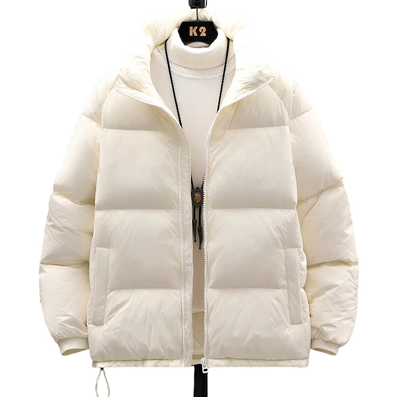 Простые парки, высококачественная хлопковая куртка для мужчин и женщин, осенне-зимняя повседневная свободная пуховая куртка, молодежная куртка с воротником-стойкой для пар
Простые парки, высококачественная хлопковая куртка для мужчин и женщин, осенне-зимняя повседневная свободная пуховая куртка, молодежная куртка с воротником-стойкой для пар