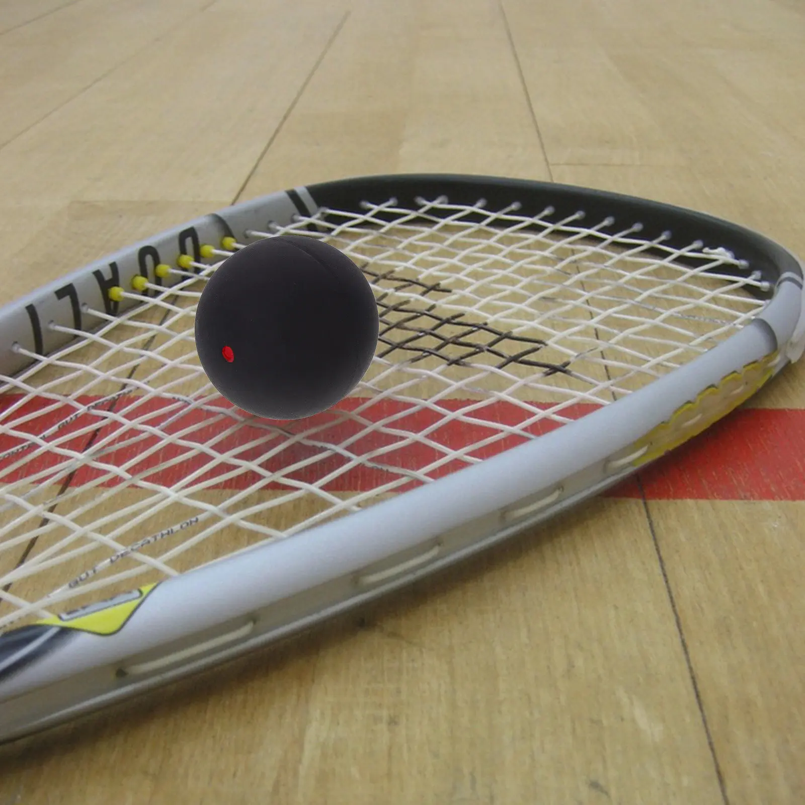 High Elastic Single Dot Squash Ball Professional Rubber Racket Ball for Teens Adults Training Stamina Endurance Cardio Workout
High Elastic Single Dot Squash Ball Professional Rubber Racket Ball for Teens Adults Training Stamina Endurance Cardio Workout