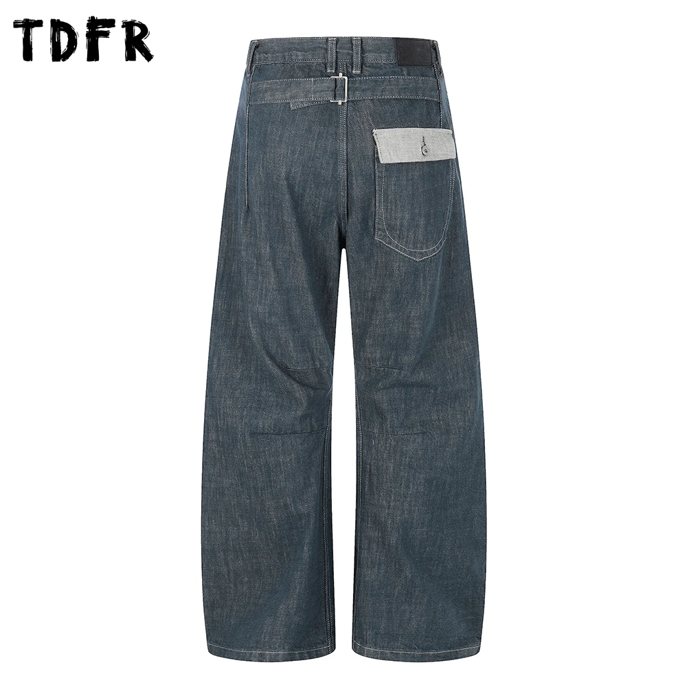 Spliced Pocket Jeans Mens Retro Cargo Washed Distressed Baggy Wide Leg Denim Scimitar Pants Man
Spliced Pocket Jeans Mens Retro Cargo Washed Distressed Baggy Wide Leg Denim Scimitar Pants Man