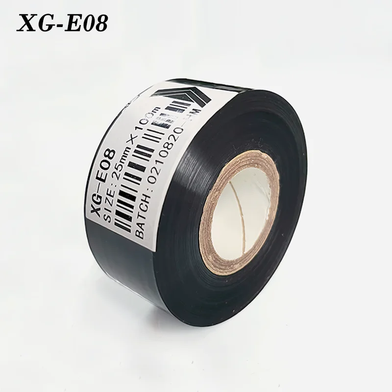 XG-E08 Printer Ribbon Black Carbon Ribbon Thermal Transfer Packaging Machine Labeling Machine Ribbon Printing Production Date
XG-E08 Printer Ribbon Black Carbon Ribbon Thermal Transfer Packaging Machine Labeling Machine Ribbon Printing Production Date