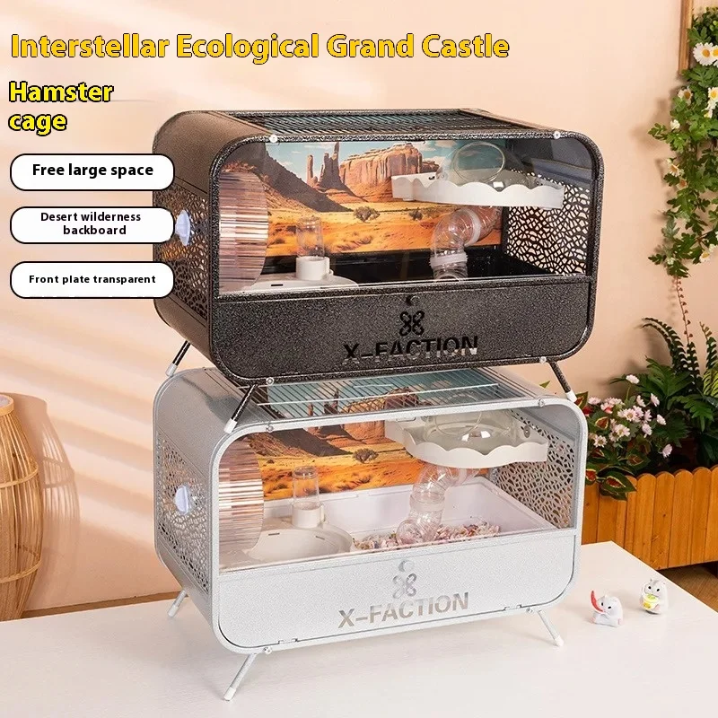 Luxury Acrylic Hamster Cage Villa Eco-Friendly Large Indoor Space with Full Set for Golden Bear Hamsters Pet Care Accessories
Luxury Acrylic Hamster Cage Villa Eco-Friendly Large Indoor Space with Full Set for Golden Bear Hamsters Pet Care Accessories