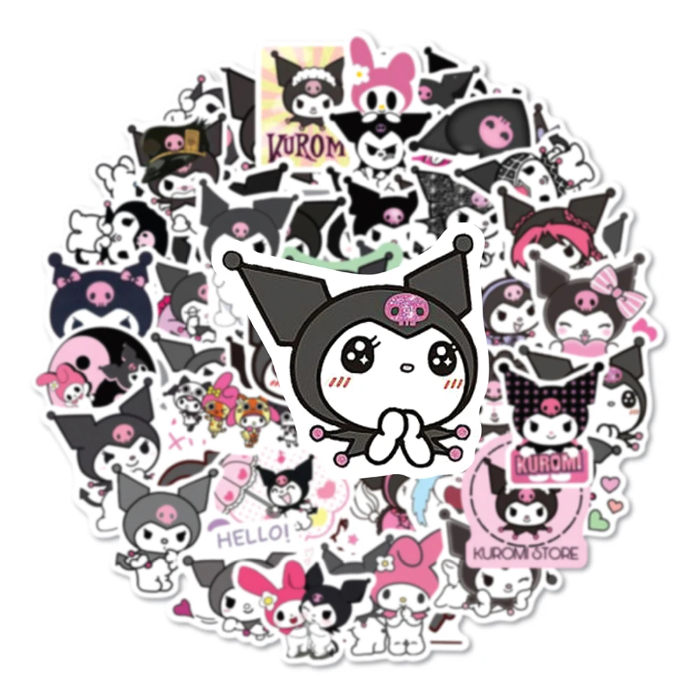 10/30/50pcs Kuromi Anime Waterproof Stickers for Car Bike Laptop Skateboard Diary Scrapbooking Suitcase Kids Girls Decal Toys
10/30/50pcs Kuromi Anime Waterproof Stickers for Car Bike Laptop Skateboard Diary Scrapbooking Suitcase Kids Girls Decal Toys