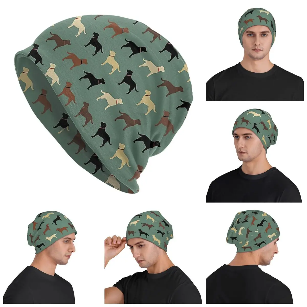 Labrador Retriever Dog Silhouettes Pattern Warm Knitted Cap Fashion Bonnet Hat Autumn Winter Outdoor Beanies Hats Adult
Labrador Retriever Dog Silhouettes Pattern Warm Knitted Cap Fashion Bonnet Hat Autumn Winter Outdoor Beanies Hats Adult