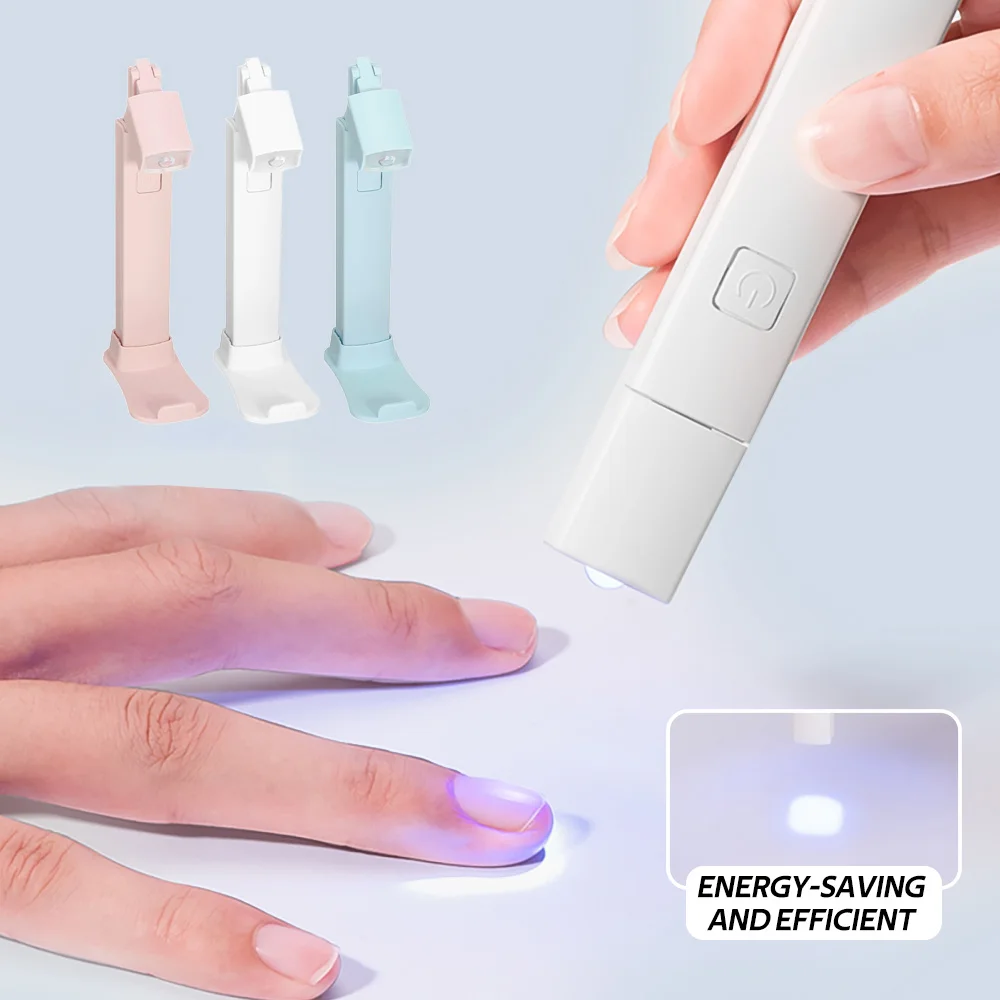 Portable Mini UV LED Nail Lamp 8S Quick-drying Nail Dryer for Nails Gel Rechargeable Foldable Handheld Manicure Lamp
Portable Mini UV LED Nail Lamp 8S Quick-drying Nail Dryer for Nails Gel Rechargeable Foldable Handheld Manicure Lamp