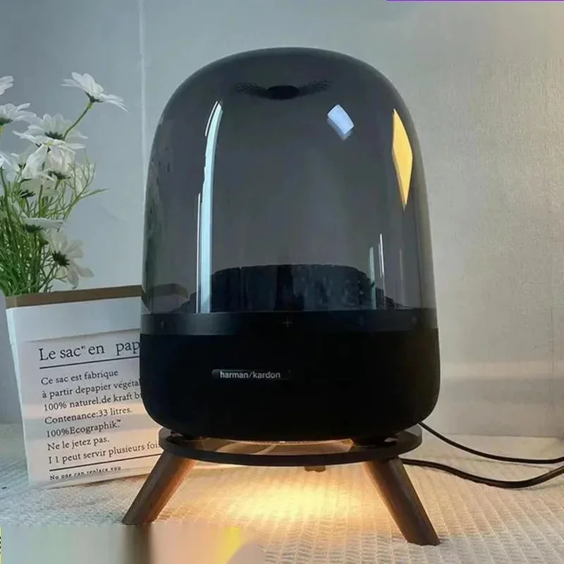 Harman Kardon Aura Studio Solid Wood Desktop Shock Absorbing Audio Stand Audio Dock With Ambient Lighting
Harman Kardon Aura Studio Solid Wood Desktop Shock Absorbing Audio Stand Audio Dock With Ambient Lighting