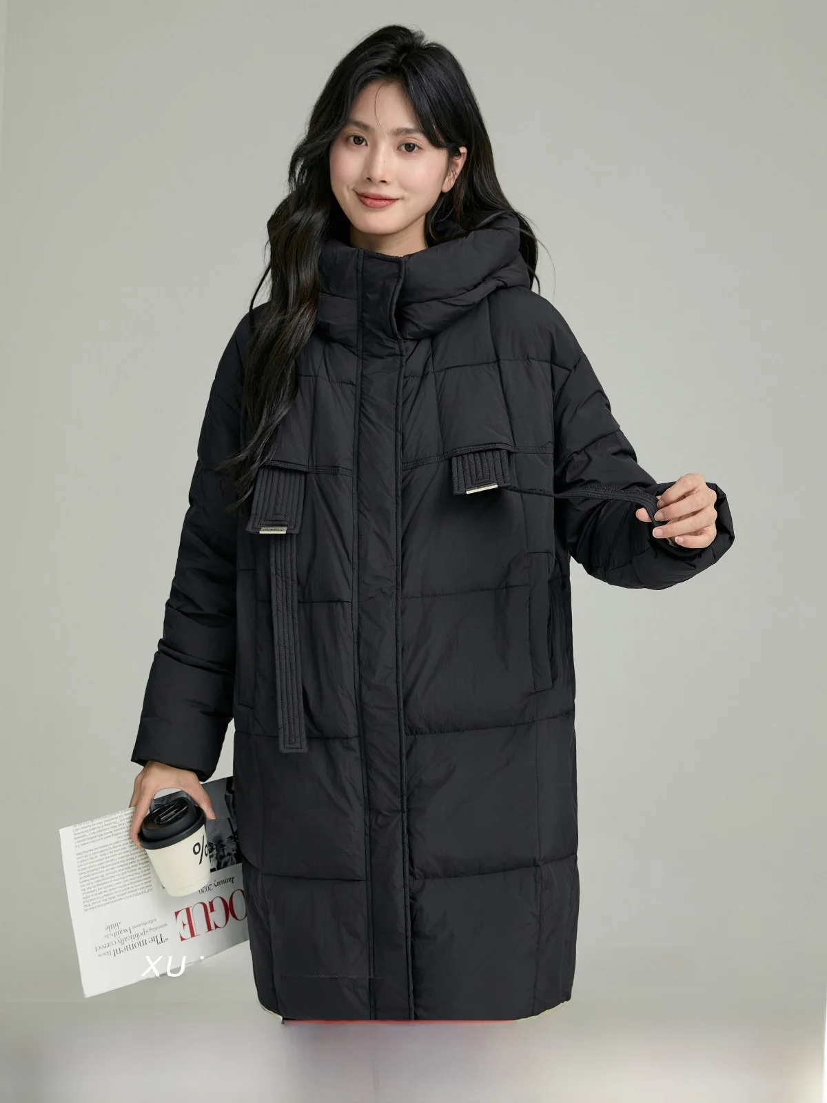 Bla Hooded Mid-Length Thiened White Du down Puffer Jaet Women's Winter Design Sense Outerwear Commute Sle Coat
Bla Hooded Mid-Length Thiened White Du down Puffer Jaet Women's Winter Design Sense Outerwear Commute Sle Coat