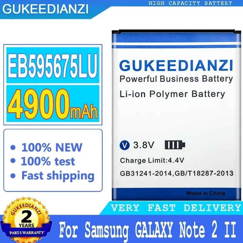 Аккумулятор GUKEEDIANZI, 4900 мАч, EB 595675 LU, для Samsung Galaxy Note 2 II, N7100, N7105, N7102, T889, L900, N7108D, Note 2, Инструмент
Аккумулятор GUKEEDIANZI, 4900 мАч, EB 595675 LU, для Samsung Galaxy Note 2 II, N7100, N7105, N7102, T889, L900, N7108D, Note 2, Инструмент