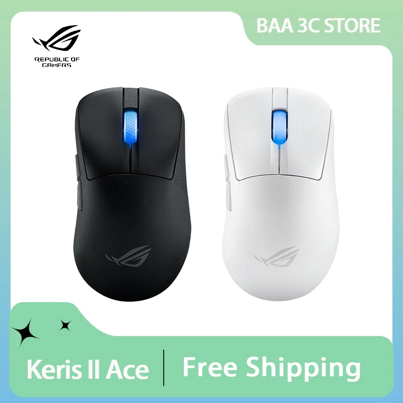 Rog Keris II Ace Wireless Mouse Tri Mode 8K Return Rate AimPoint Pro 42K Sensor Ergonomic Lightweight Game Mouse Pc Accessories
Rog Keris II Ace Wireless Mouse Tri Mode 8K Return Rate AimPoint Pro 42K Sensor Ergonomic Lightweight Game Mouse Pc Accessories