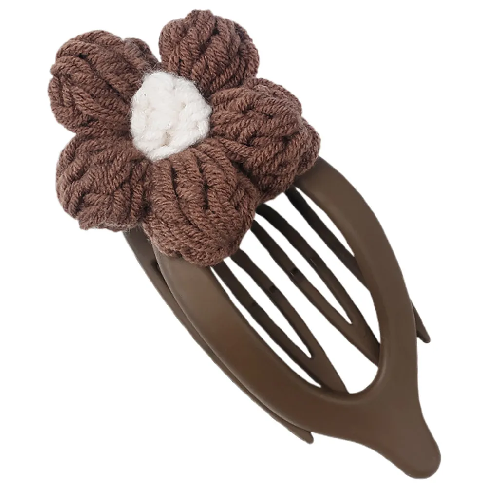 Crochet Flower Hair Claw Clip Soft Knitted Half Up Hairstyle Holder Strong Grip Hair Accessories for Women Beach Office Date
Crochet Flower Hair Claw Clip Soft Knitted Half Up Hairstyle Holder Strong Grip Hair Accessories for Women Beach Office Date