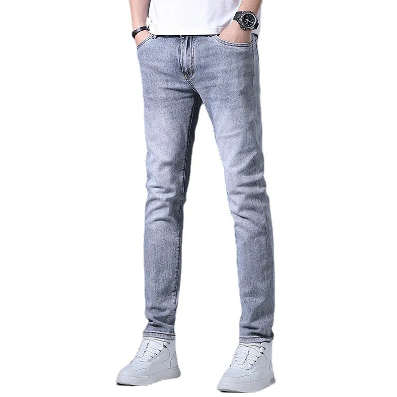 Spring and Autumn High End Embroidered Denim Trendy Brand Heavy Craft Trendy Slim Fit Light Luxury Small Feet Casual Jeans
Spring and Autumn High End Embroidered Denim Trendy Brand Heavy Craft Trendy Slim Fit Light Luxury Small Feet Casual Jeans