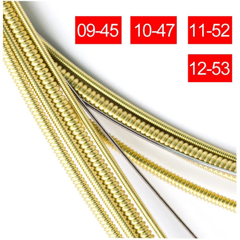 6 Pcs Acoustic Guitar Strings 1 Full Set Pack Stailless Steel Brass Bronze Coated Hexagonal Core 1-6 For Guitar Strings
6 Pcs Acoustic Guitar Strings 1 Full Set Pack Stailless Steel Brass Bronze Coated Hexagonal Core 1-6 For Guitar Strings