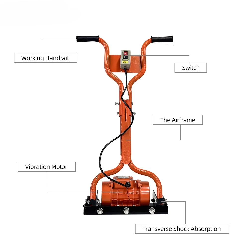 Portable 800W Electric Cement Screed 220V/380V Electric Concrete Vibration Leveling Ruler
Portable 800W Electric Cement Screed 220V/380V Electric Concrete Vibration Leveling Ruler