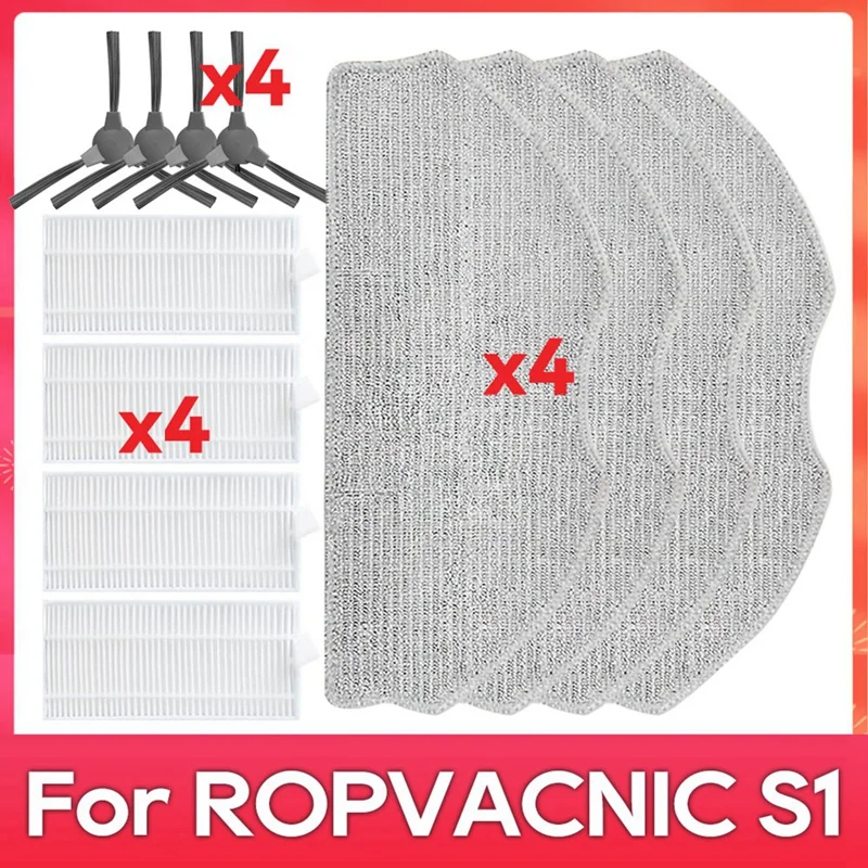 Для ROPVACNIC S1 боковая щетка Hepa фильтр швабра тряпка часть робота-пылесоса запасные аксессуары комплект для замены
Для ROPVACNIC S1 боковая щетка Hepa фильтр швабра тряпка часть робота-пылесоса запасные аксессуары комплект для замены
