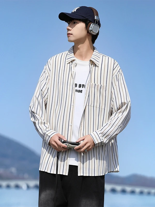 Свободная полосатая длинная рубашка-свитер в уличном стиле, повседневная летняя винтажная унисекс-одежда, дышащий полиэстер...
Свободная полосатая длинная рубашка-свитер в уличном стиле, повседневная летняя винтажная унисекс-одежда, дышащий полиэстер...