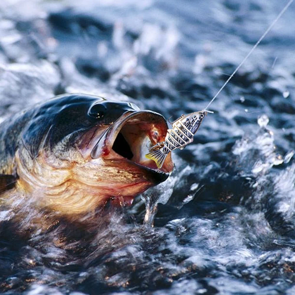 Sinking Wobblers Fishing Lures Lifelike Multi Jointed Swimbait 10cm 16g Artificial Bait for Pike Bass Trout
Sinking Wobblers Fishing Lures Lifelike Multi Jointed Swimbait 10cm 16g Artificial Bait for Pike Bass Trout