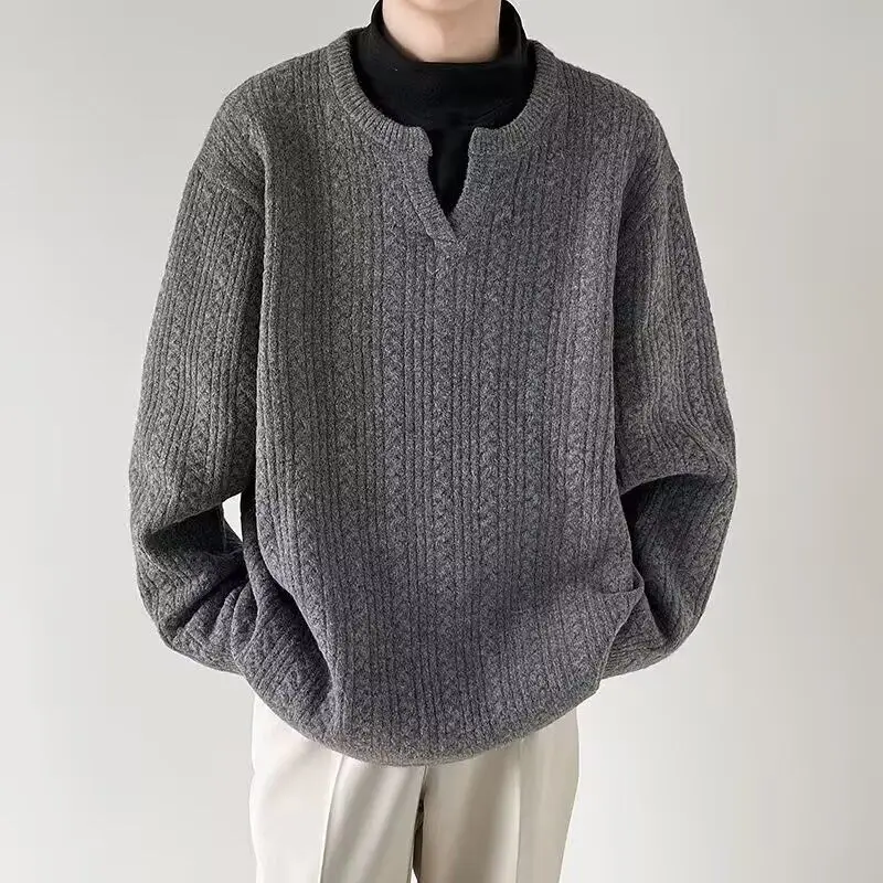 American Sle V-Ne CleanFit Knitwear Men's Casual Autumn Winter Loose Pattern Lazy Faionable Sweater Leisure Knitted irt
American Sle V-Ne CleanFit Knitwear Men's Casual Autumn Winter Loose Pattern Lazy Faionable Sweater Leisure Knitted irt