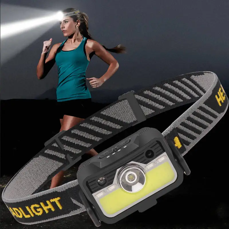 LED sensor headlight Strong rechargeable waterproof super bright headwear night fishing light Mine light long life
LED sensor headlight Strong rechargeable waterproof super bright headwear night fishing light Mine light long life
