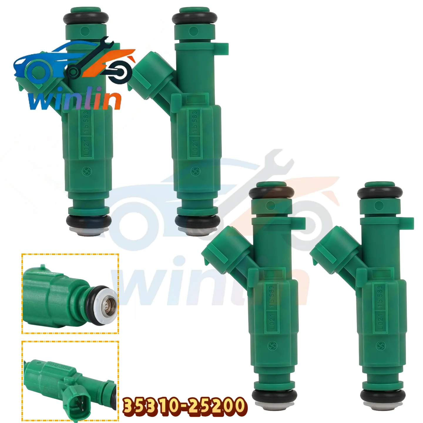 OEM 35310-2E100 353102E100 Fuel Injectors 4PCS For Hyundai Elantra IX35 Sonata Tucson Kia Carens Forte K3 K5 Optima Soul
OEM 35310-2E100 353102E100 Fuel Injectors 4PCS For Hyundai Elantra IX35 Sonata Tucson Kia Carens Forte K3 K5 Optima Soul