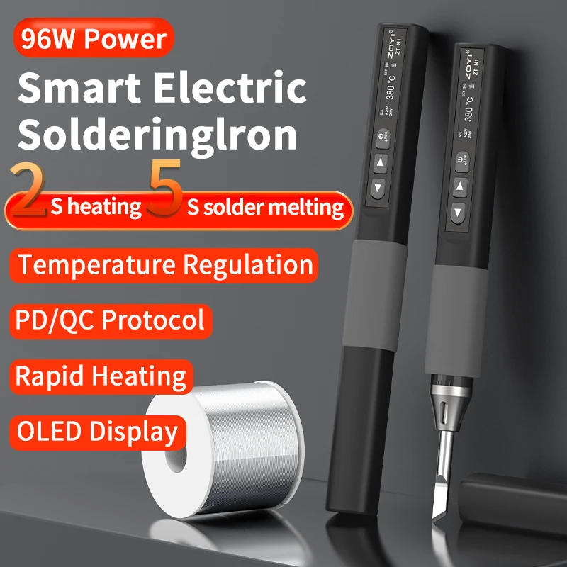 96W adjustable temperature electric soldering iron welding repair tool
96W adjustable temperature electric soldering iron welding repair tool