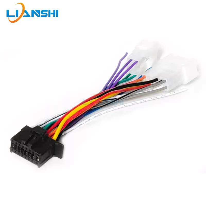 New Pioneer car audio DVD/CD player to Toyota plug cable harness, tail cable power supply, speaker adapter cable
New Pioneer car audio DVD/CD player to Toyota plug cable harness, tail cable power supply, speaker adapter cable