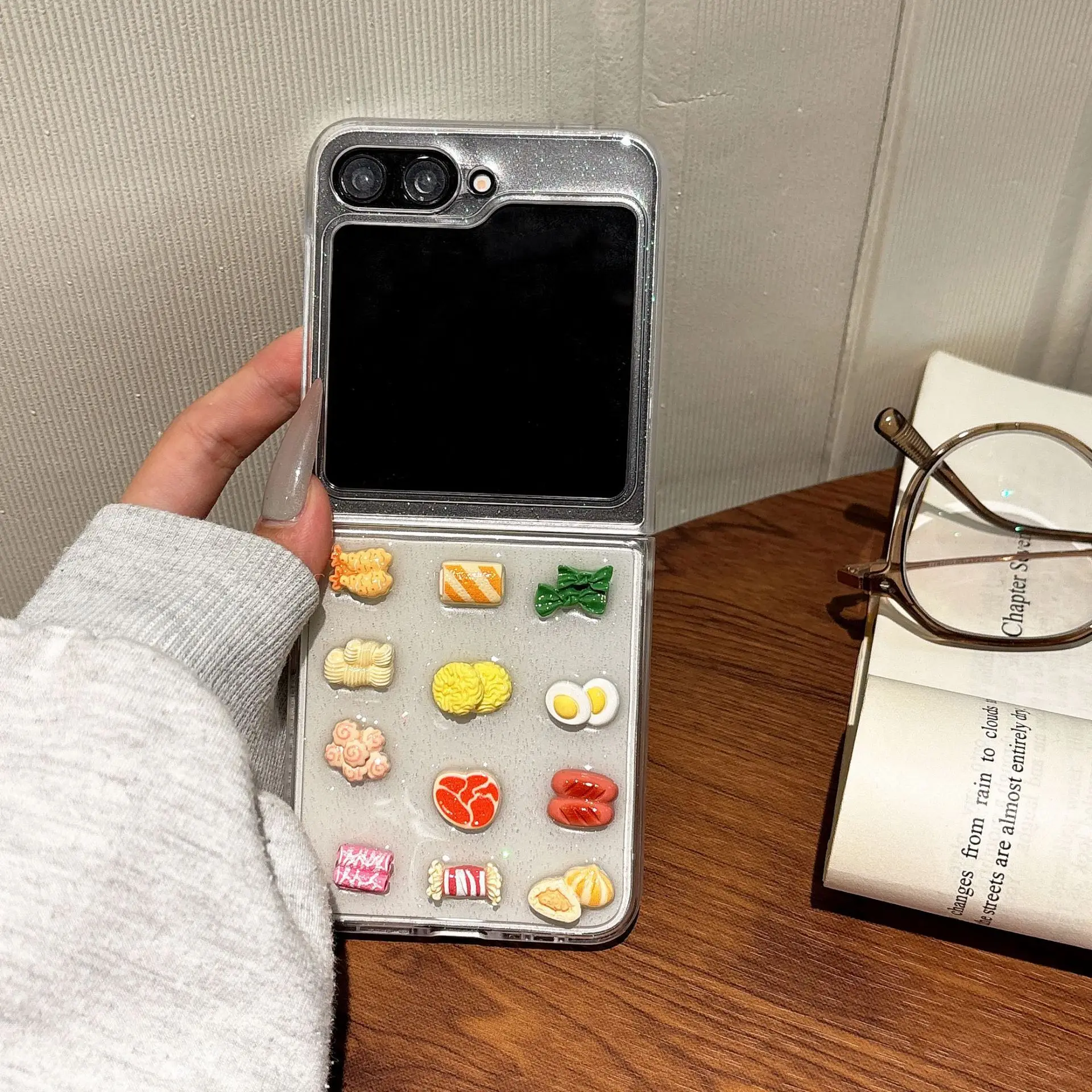 Cartoon Food Phone Case for Samsung Galaxy Z Flip 7 6 5 4 Protective Back Cover for ZFlip5 ZFlip6 ZFlip7 Case Shell
Cartoon Food Phone Case for Samsung Galaxy Z Flip 7 6 5 4 Protective Back Cover for ZFlip5 ZFlip6 ZFlip7 Case Shell