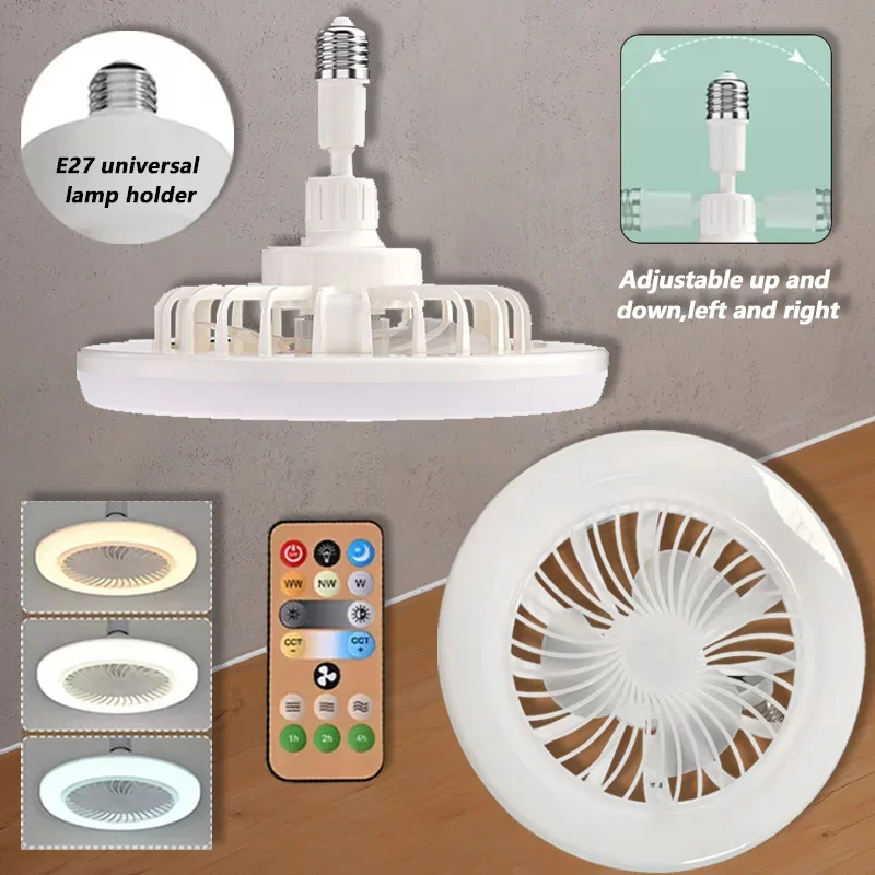 2 In 1 Ceiling Fan Lamps 3 Speeds Adjustable E27 Base Infinitely Dimmable for Living Room Bedroom Study LED Decorative Light
2 In 1 Ceiling Fan Lamps 3 Speeds Adjustable E27 Base Infinitely Dimmable for Living Room Bedroom Study LED Decorative Light