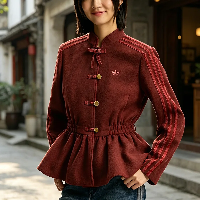 Adidas Oriental Style 100%Genuine Clover Women's Fashionable And new Trendy Waist Cinched Jacket KR5069
Adidas Oriental Style 100%Genuine Clover Women's Fashionable And new Trendy Waist Cinched Jacket KR5069