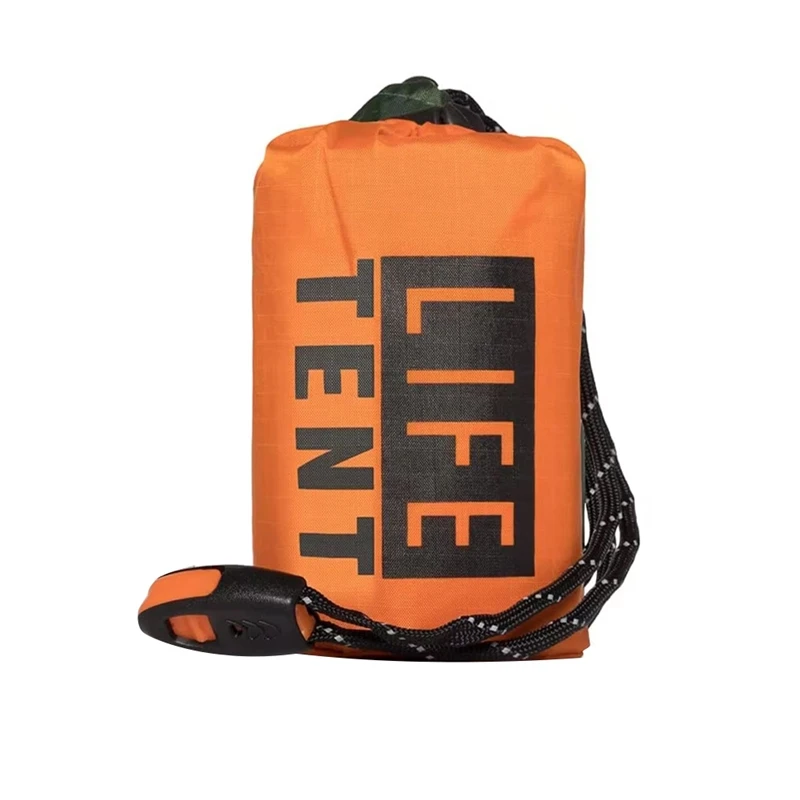 Outdoor Insulated Emergency Tent 2 Person Waterproof Emergency Life Saving Insulated Includes Life Whistle Ripstop Tent
Outdoor Insulated Emergency Tent 2 Person Waterproof Emergency Life Saving Insulated Includes Life Whistle Ripstop Tent