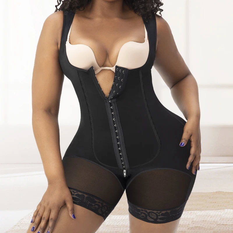 Plus Size Compression Tummy Control Full Body Shaper Women Butt Lifter Open Crotch With Zipper Shapewear Bodysuit Fajas
Plus Size Compression Tummy Control Full Body Shaper Women Butt Lifter Open Crotch With Zipper Shapewear Bodysuit Fajas