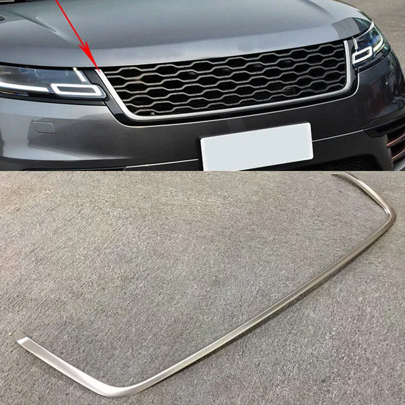 For Land Rover LR Range Rover Velar 2017 2018 car body styling protection stainless steel trim Front up Grid Grill Grille moldin
For Land Rover LR Range Rover Velar 2017 2018 car body styling protection stainless steel trim Front up Grid Grill Grille moldin