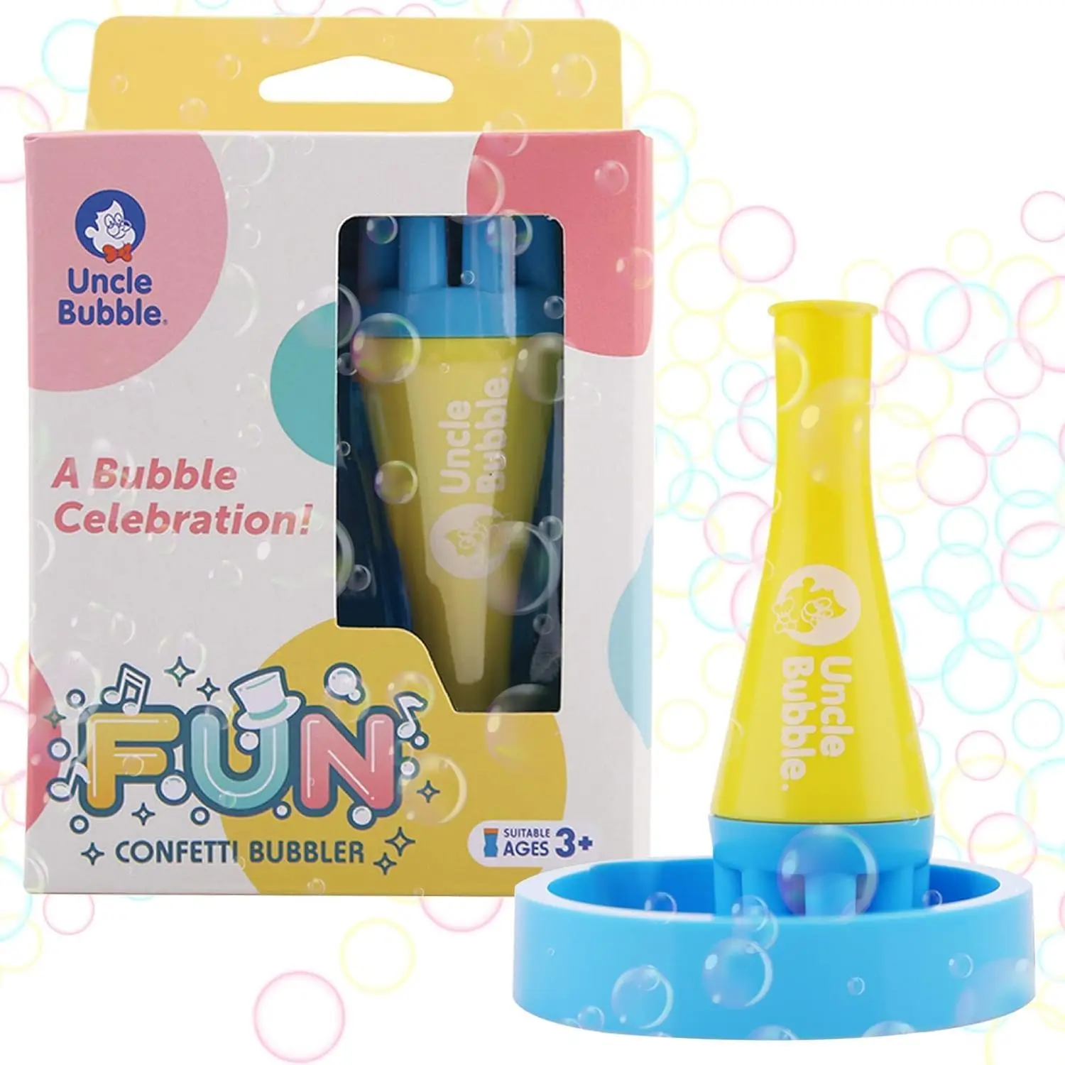 Mini Bubble Blower - Non Toxic Plastic Confetti Bubbler, Fun Summer Toys for Kids, Blow Thousands of Mini Bubbles in One Breath
Mini Bubble Blower - Non Toxic Plastic Confetti Bubbler, Fun Summer Toys for Kids, Blow Thousands of Mini Bubbles in One Breath
