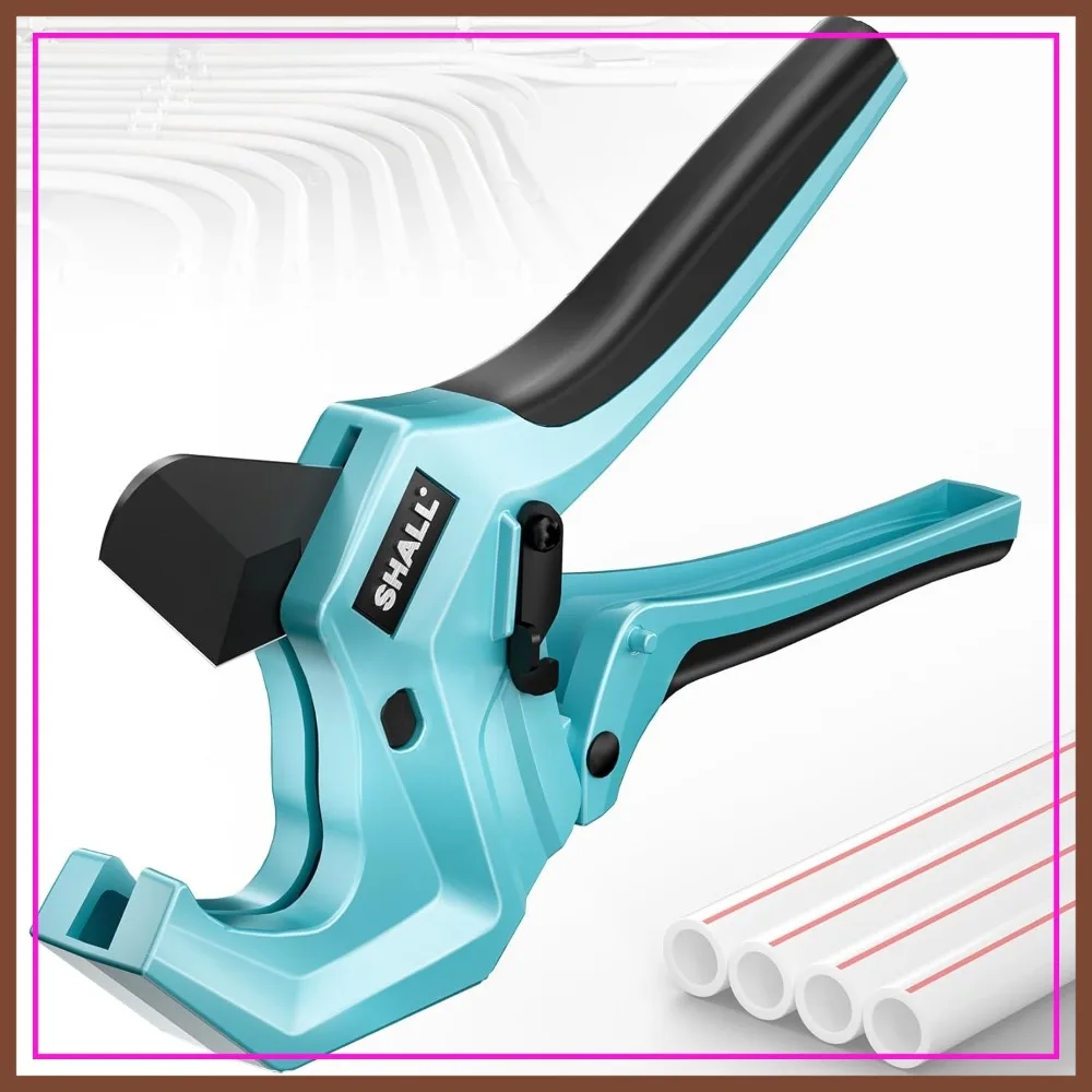 Heavy-Duty PVC Pipe Cutter, Cuts up to 2-1/2", SK5 Blade for PVC, PPR, PEX, Plastic Hoses & Plumbing Pipes
Heavy-Duty PVC Pipe Cutter, Cuts up to 2-1/2", SK5 Blade for PVC, PPR, PEX, Plastic Hoses & Plumbing Pipes