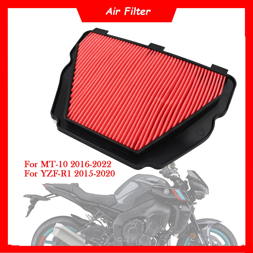 Motorcycle Engine Air Filter Cleaner Air Intake Filter Element For Yamaha YZF-R1 R1 M/S 2015-2020 MT-10 MT10 ABS 2016-2022
Motorcycle Engine Air Filter Cleaner Air Intake Filter Element For Yamaha YZF-R1 R1 M/S 2015-2020 MT-10 MT10 ABS 2016-2022
