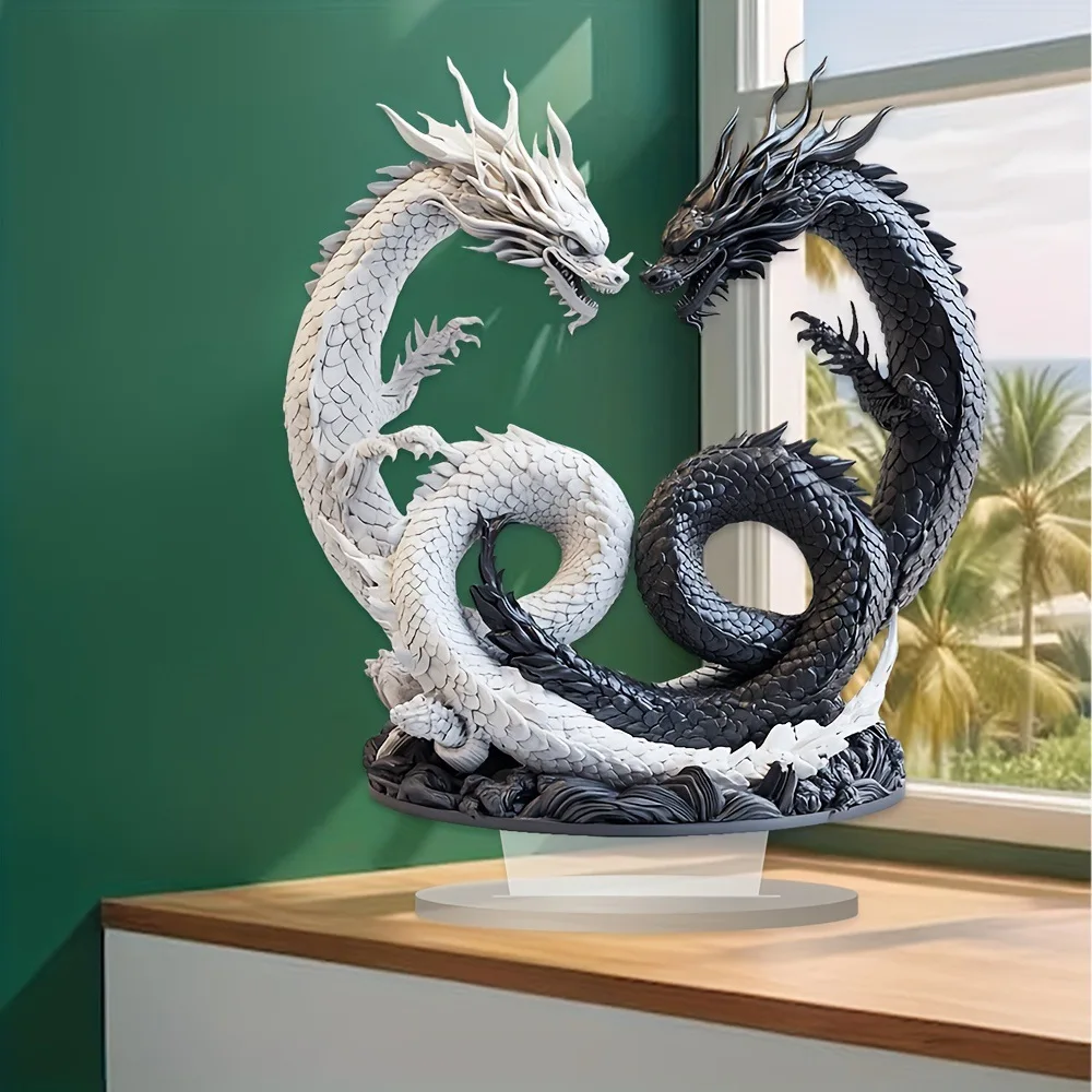 Creative Yin and Yang Double Dragon Tabletop Ornament Living Room Bedroom Study Home Props Ornament Ornament
Creative Yin and Yang Double Dragon Tabletop Ornament Living Room Bedroom Study Home Props Ornament Ornament