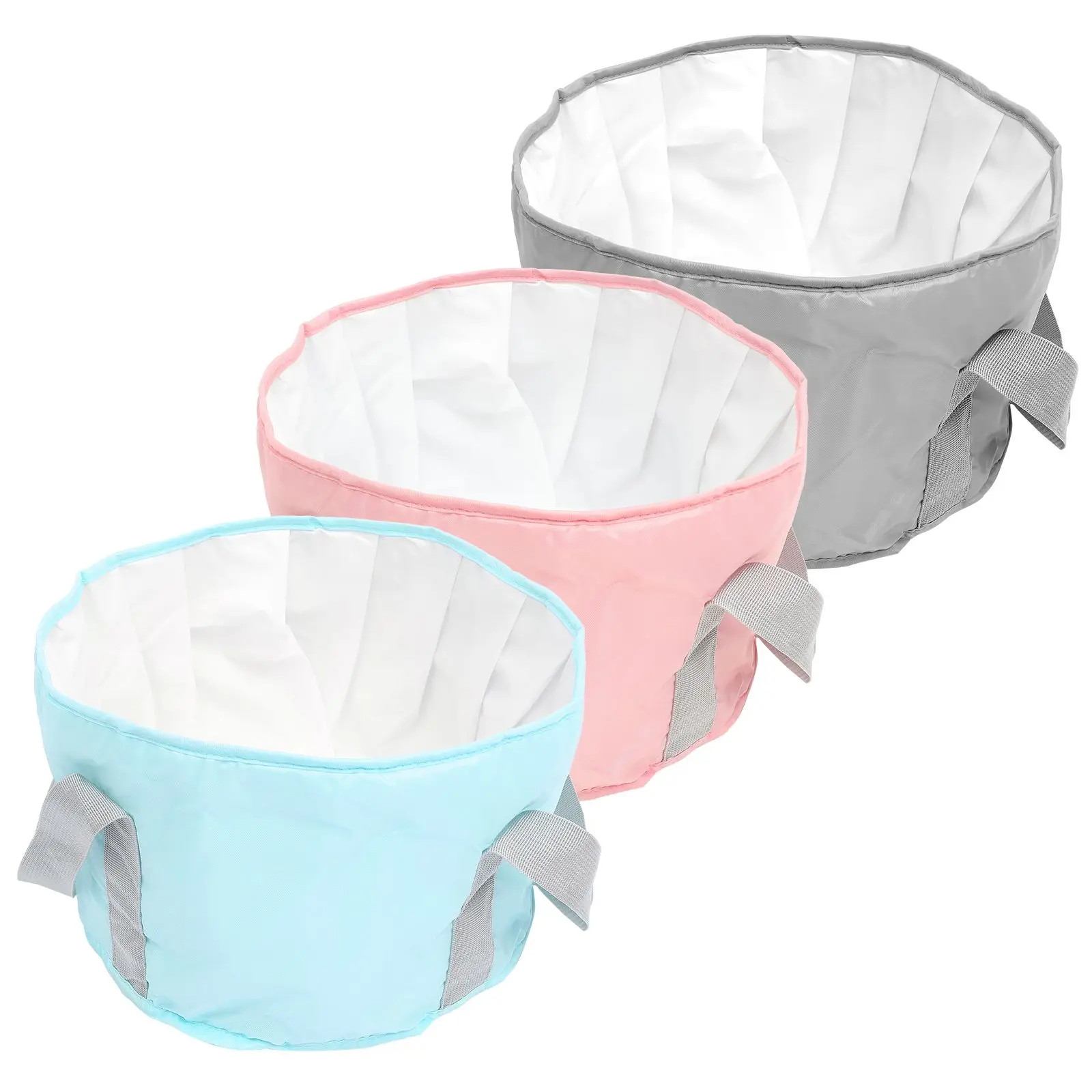 3 Pcs Foot Bath Bucket Collapsible Soak Tub Foldable Water Storage Bag Portable Polyester Travel Gray
3 Pcs Foot Bath Bucket Collapsible Soak Tub Foldable Water Storage Bag Portable Polyester Travel Gray